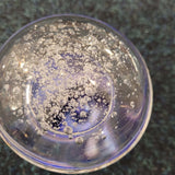 Blue Art Glass Mushroom Paperweight