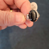 Blue Goldstone Ring - Size 18 - Ring #9 ✨🌌