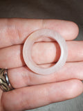 Rose Quartz Gemstone Ring | Natural Crystal Band