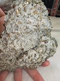 Large Green Quartz with Pyrite Crystal Cluster | Borieva Mine, Madan, Bulgaria | 2.984kg Cabinet Specimen #4