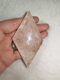 Rose Quartz Geometric Freeform with stand