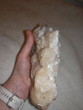 Mangano Calcite Crystal Cluster with Galena – 1kg