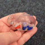 Murano Style Millefiori Glass Rabbit Figurine | 74g