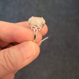 Rose Quartz Ring - Size 17 - Ring #6 🌸
