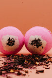 Pink grapefruit essential oil bath bomb