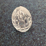 Vintage Lead Crystal Kilkenny Castle Egg Paperweight