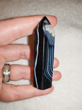 Black banded agate tower. Tower #64