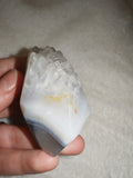 Blue lace agate druzy freeform