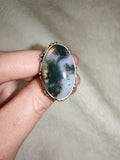 Moss Agate Ring 🌿✨ - Ring #89 - Size: 16/N