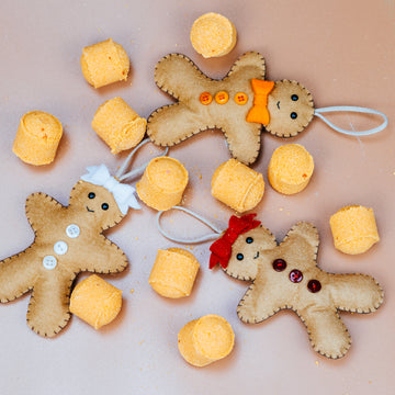 Gingerbread shot bath bombs