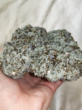 Green Quartz Pyrite & Galena Cluster | Borieva Mine Bulgaria | 1025g | Specimen #2