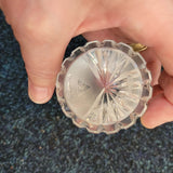 Vintage Lead Crystal Kilkenny Castle Egg Paperweight