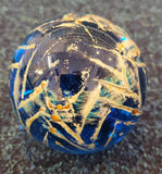 Signed Mdina Glass "Sea & Sand" Paperweight - Malta