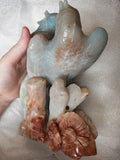 Caribbean calcite birds 2380g