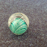 Adrian Sankey Ambleside Green Swirl Lead Crystal Paperweight