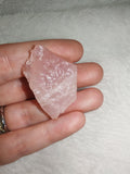 Raw Rose Quartz Piece