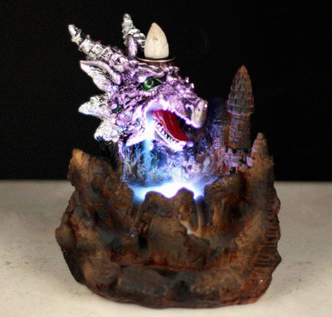 Purple Dragon Light-Up Backflow Incense Burner
