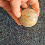 Natural Grey Stone Sphere – #22- Approx 180g