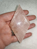 Rose Quartz Geometric Freeform with stand