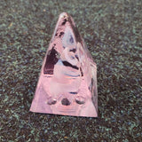 Glass Art Pyramid Paperweight #32