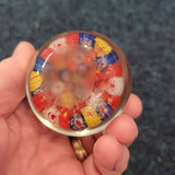 Murano Style Millefiori Glass Paperweight