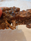 Natural Chocolate Calcite Botryoidal Display Specimen 225g | Polished Cross Section | Pakistan #9