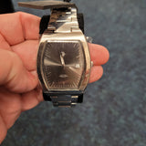 U.S. Polo Assn Black Dial Silver Bracelet Quartz Date Watch Boxed NOS #2