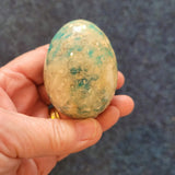 Blue & Cream Crystal Egg #12 – Approx. 150g