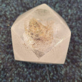 Cornwall Pearl Multi-Faceted Glass Paperweight