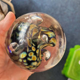 Glass Art Paperweight #25 | Handcrafted Abstract Art Glass Display Piece | 1.2kg