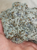 1.14kg Green Quartz Needle Crystal Cluster with Pyrite & Galena | Borieva Mine Bulgaria