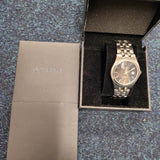 Amadeus Gents Silver Tone Quartz Date Bracelet Watch 50M Boxed NOS #4