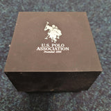 U.S. Polo Assn Purple Dial Silver Bracelet Quartz Date Watch Boxed NOS #5