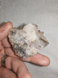 Quartz Cluster with Possible Shattuckite/Chrysocolla Inclusions