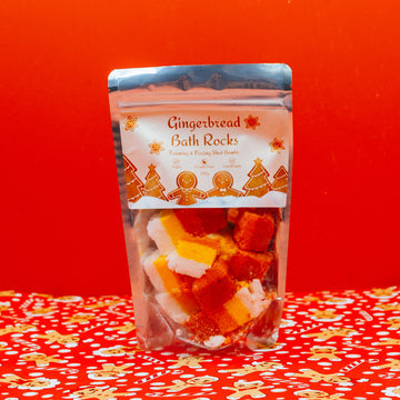 Gingerbread bath rocks