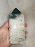 Moss Agate Tower #13 – Approx. 480g+