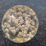 Large Clear Controlled Bubble Large Clear Controlled Bubble Art Glass Paperweight | Handcrafted Glass Sphere | 1.44kg | #16