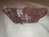 Turkish Amethyst Druzy Cluster with Natural Crystal Vein - 164g