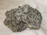 1.14kg Green Quartz Needle Crystal Cluster with Pyrite & Galena | Borieva Mine Bulgaria