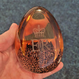 Caithness Golden Jubilee Royal Cypher Paperweight