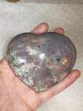 Polished agate heart - 220g