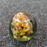 Multicoloured Art Glass Egg Paperweight | Handcrafted Confetti Glass Sculpture design #14 | 200g
