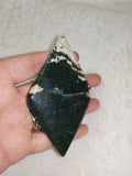 Moss Agate Freeform with Display Stand – Approx. 85g