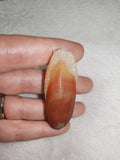 Red Chalcedony Freeform with Quartz Matrix