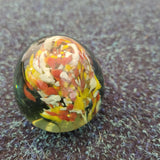 Multicoloured Art Glass Egg Paperweight | Handcrafted Confetti Glass Sculpture design #14 | 200g