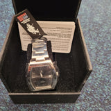 U.S. Polo Assn Black Dial Silver Bracelet Quartz Date Watch Boxed NOS #2