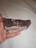 Turkish Amethyst Druzy Cluster with Natural Crystal Vein - 164g