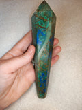 Chrysocolla & Malachite Wand - 290g