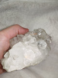 Quartz Cluster #8 with Possible Chrysocolla & Malachite - Approx. 450g