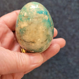 Blue & Cream Crystal Egg #12 – Approx. 150g